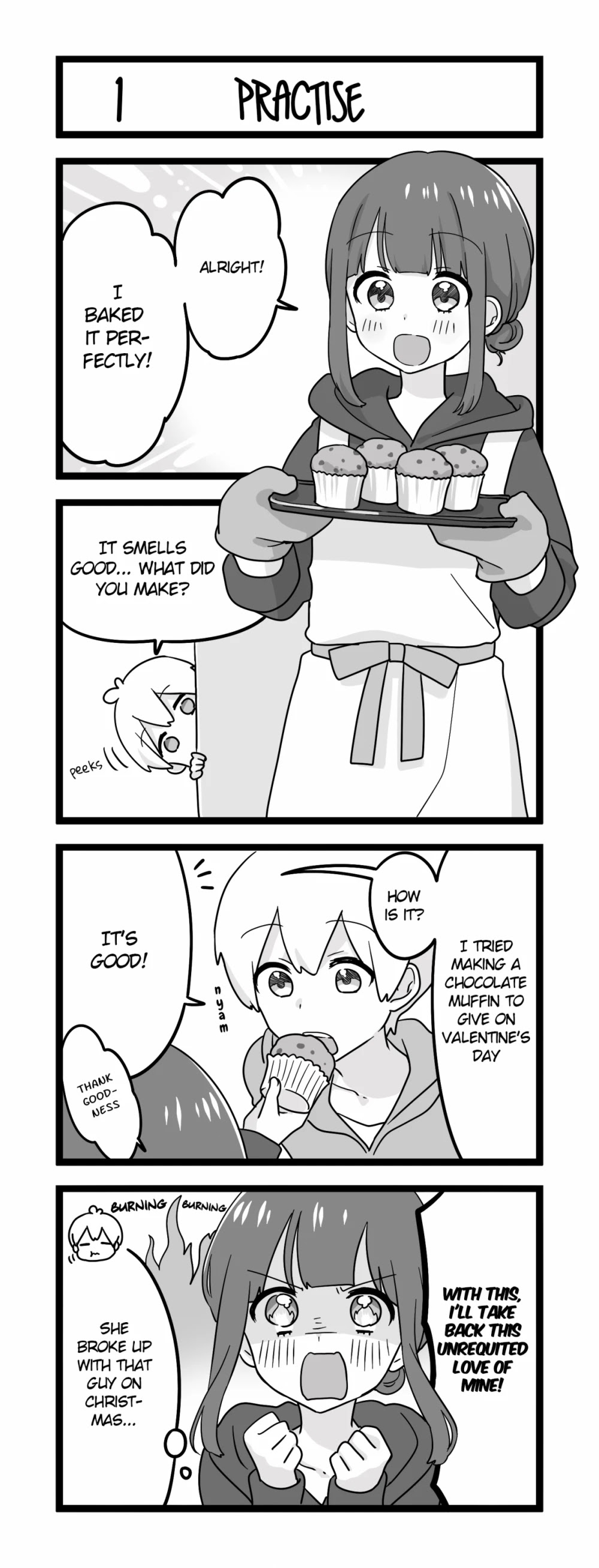 Menhera Shoujo Kurumi-chan Chapter 147 page 1 - Chapter 147: 1. Practise