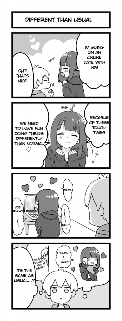 Menhera Shoujo Kurumi-chan Chapter 157 page 1 - Chapter 157: Different than Usual