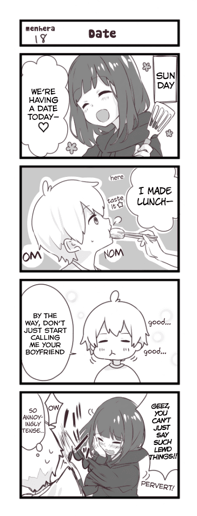 Menhera Shoujo Kurumi-chan Chapter 18 page 1 - Chapter 18: Date