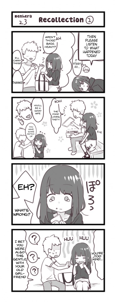 Menhera Shoujo Kurumi-chan Chapter 23 page 1 - Chapter 23: Recollection ①