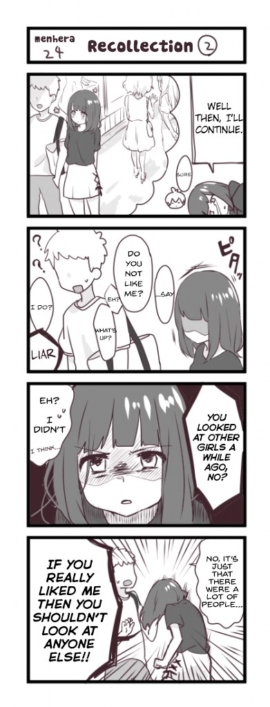 Menhera Shoujo Kurumi-chan Chapter 24 page 1 - Chapter 24: Recollection ②