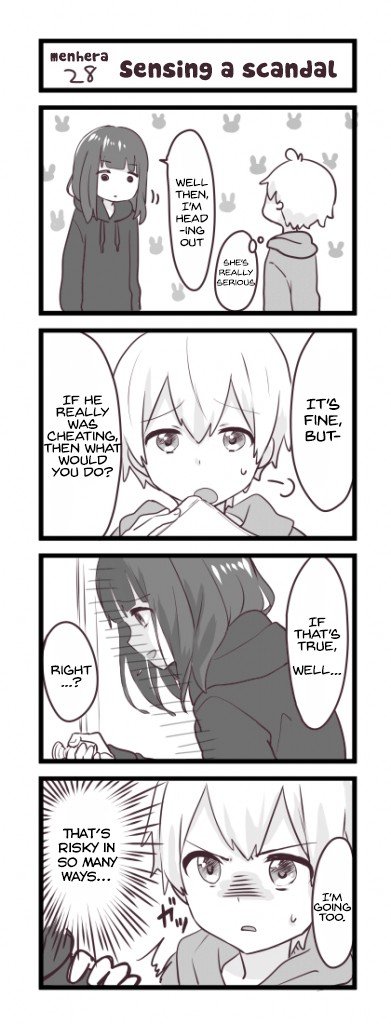 Menhera Shoujo Kurumi-chan Chapter 28 page 1 - Chapter 28: Sensing a scandal