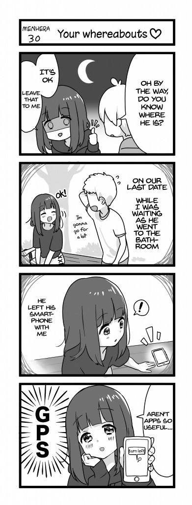 Menhera Shoujo Kurumi-chan Chapter 30 page 1 - Chapter 30: Your whereabouts ♡