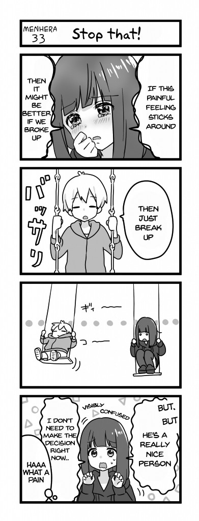 Menhera Shoujo Kurumi-chan Chapter 33 page 1 - Chapter 33: Stop that!