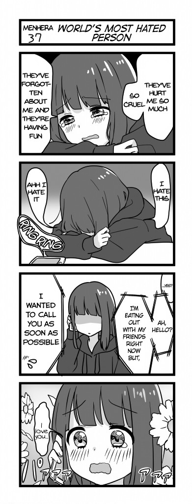 Menhera Shoujo Kurumi-chan Chapter 37 page 1 - Chapter 37: World's most hated person