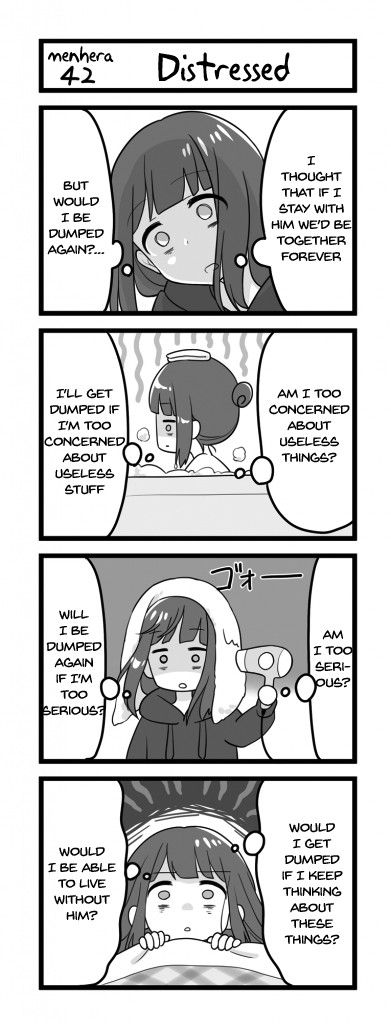 Menhera Shoujo Kurumi-chan Chapter 42 page 1 - Chapter 42: Distressed