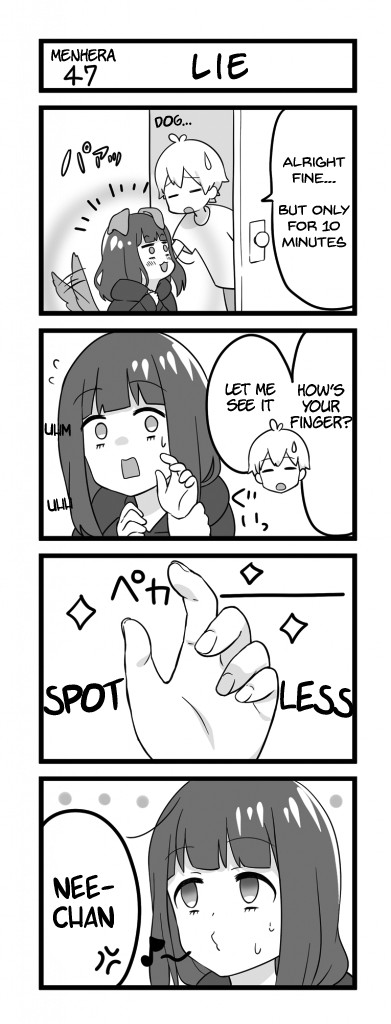 Menhera Shoujo Kurumi-chan Chapter 47 page 1 - Chapter 47: Lie
