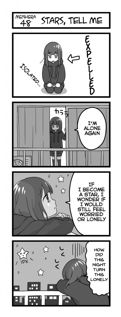 Menhera Shoujo Kurumi-chan Chapter 48 page 1 - Chapter 48: Stars, tell me