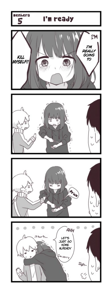 Menhera Shoujo Kurumi-chan Chapter 5 page 2 - Chapter 5: I'm Ready