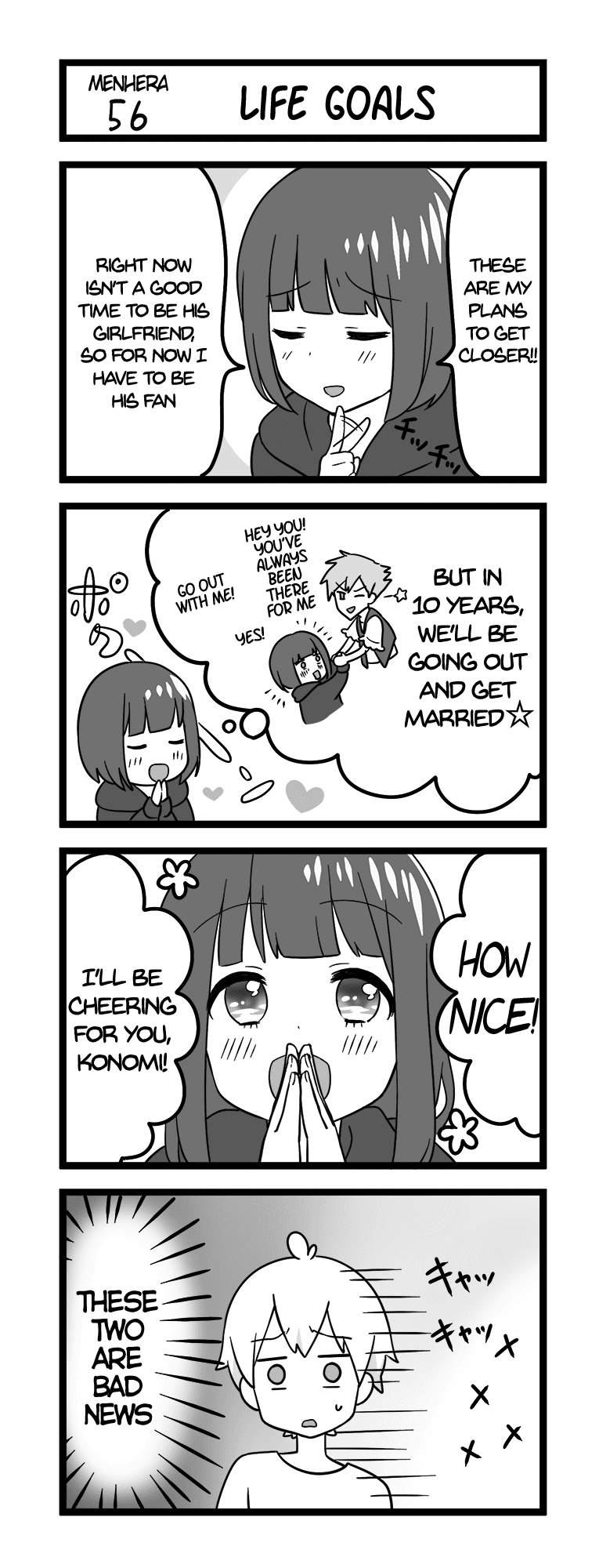 Menhera Shoujo Kurumi-chan Chapter 56 page 1 - Chapter 56: Life goals