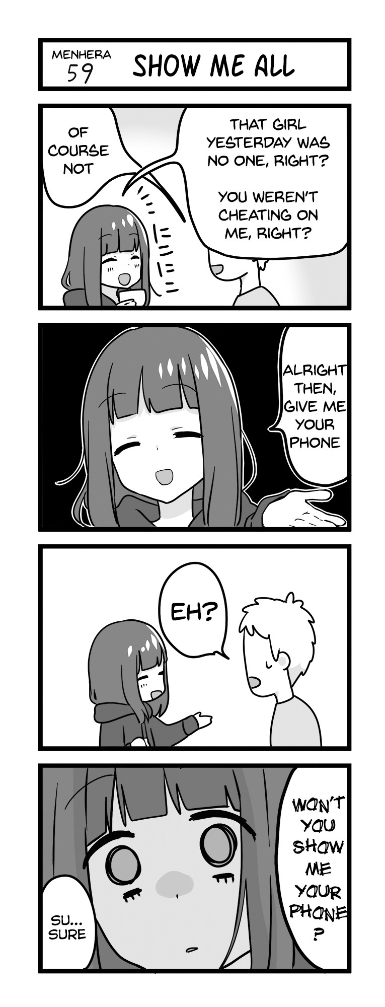 Menhera Shoujo Kurumi-chan Chapter 59 page 1 - Chapter 59: Show me all