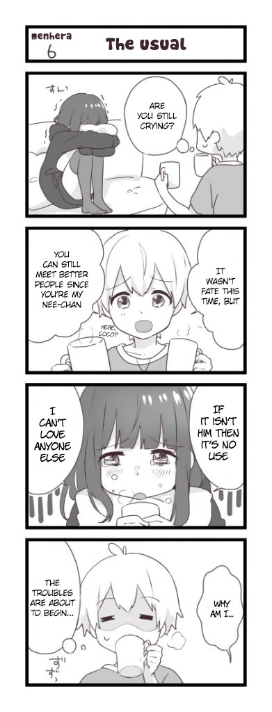 Menhera Shoujo Kurumi-chan Chapter 6 page 1 - Chapter 6: The usual