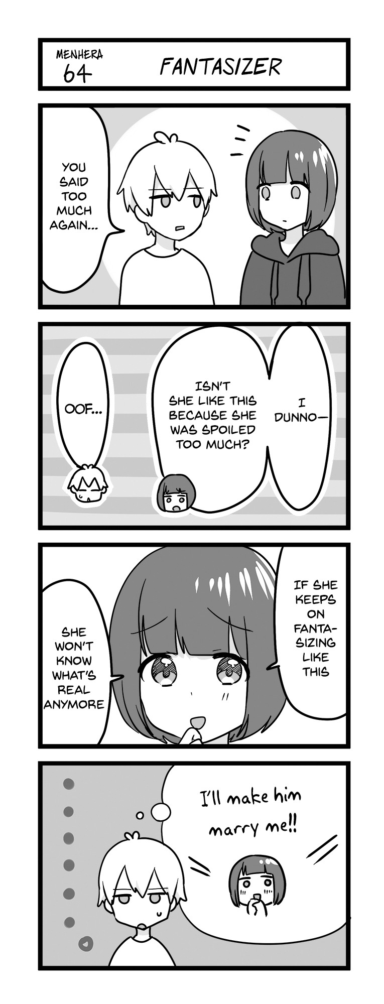 Menhera Shoujo Kurumi-chan Chapter 64 page 1 - Chapter 64: Fantasizer
