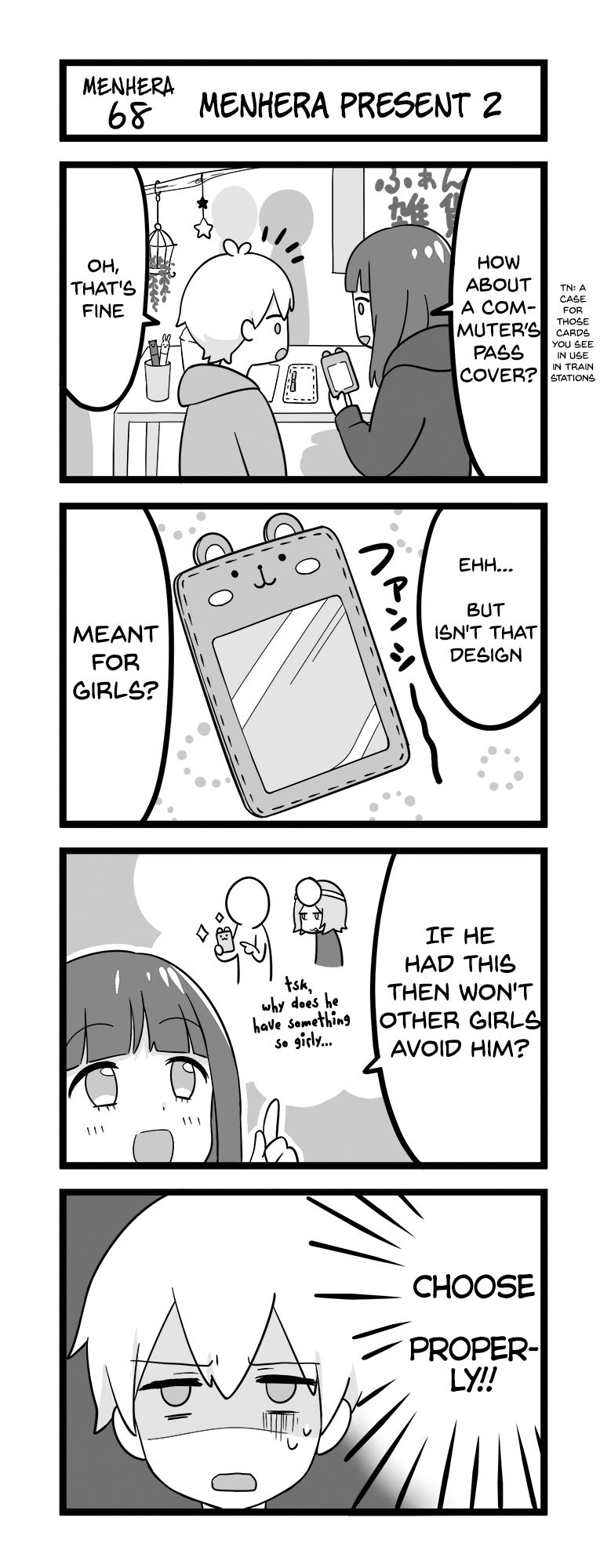 Menhera Shoujo Kurumi-chan Chapter 68 page 1 - Chapter 68: Menhera present 2