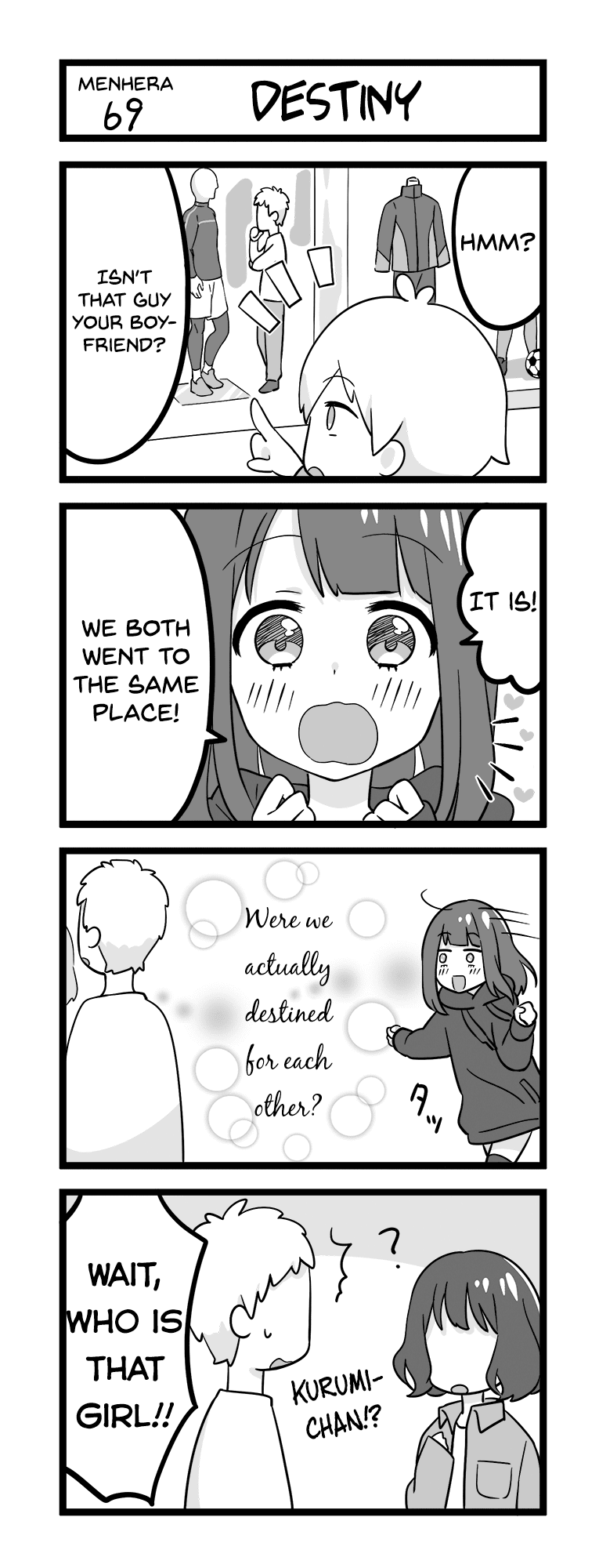 Menhera Shoujo Kurumi-chan Chapter 69 page 1 - Chapter 69: Destiny