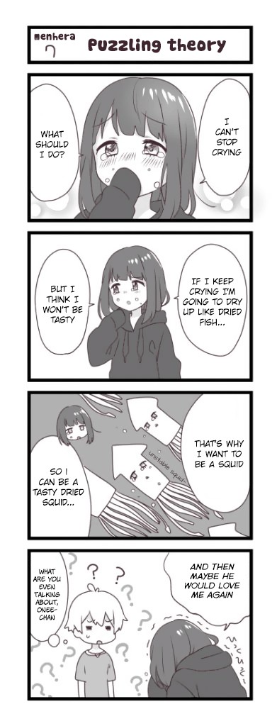 Menhera Shoujo Kurumi-chan Chapter 7 page 1 - Chapter 7: Puzzling theory