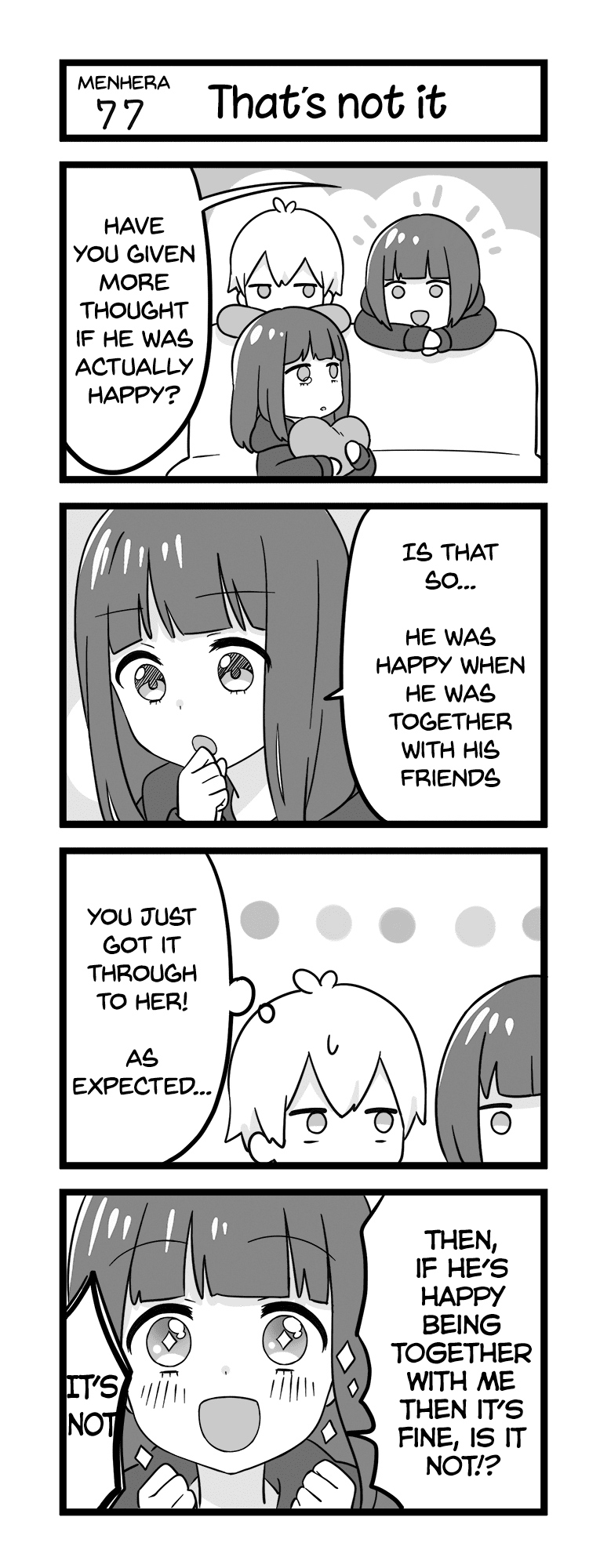 Menhera Shoujo Kurumi-chan Chapter 77 page 1 - Chapter 77: That's not it
