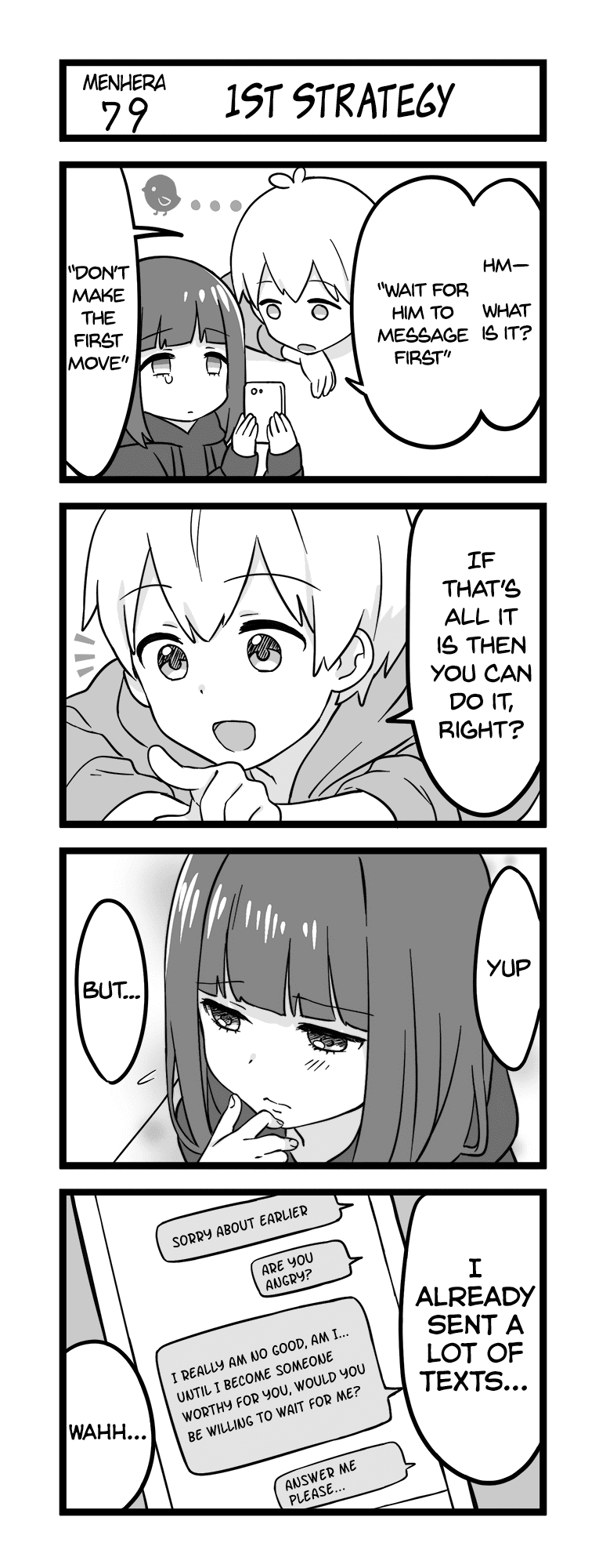 Menhera Shoujo Kurumi-chan Chapter 79 page 1 - Chapter 79: 1st strategy
