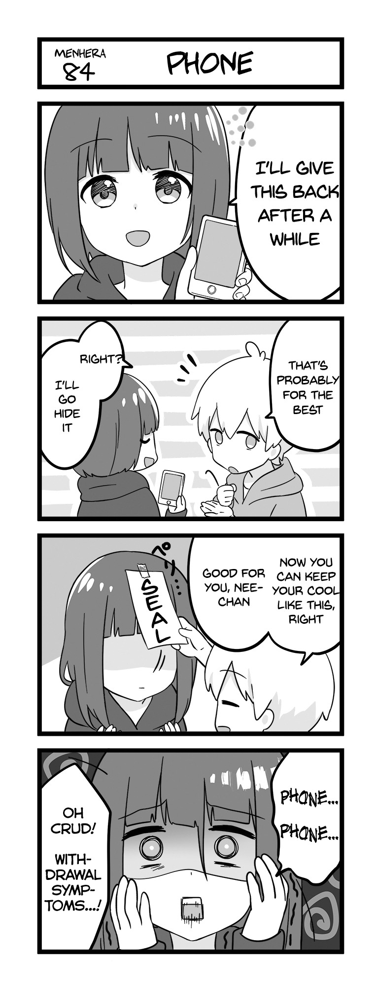 Menhera Shoujo Kurumi-chan Chapter 84 page 1 - Chapter 84: Phone