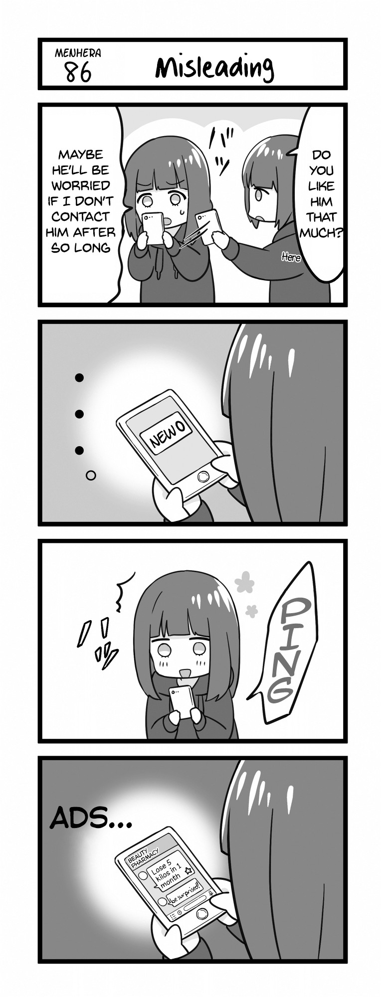 Menhera Shoujo Kurumi-chan Chapter 86 page 1 - Chapter 86: Misleading