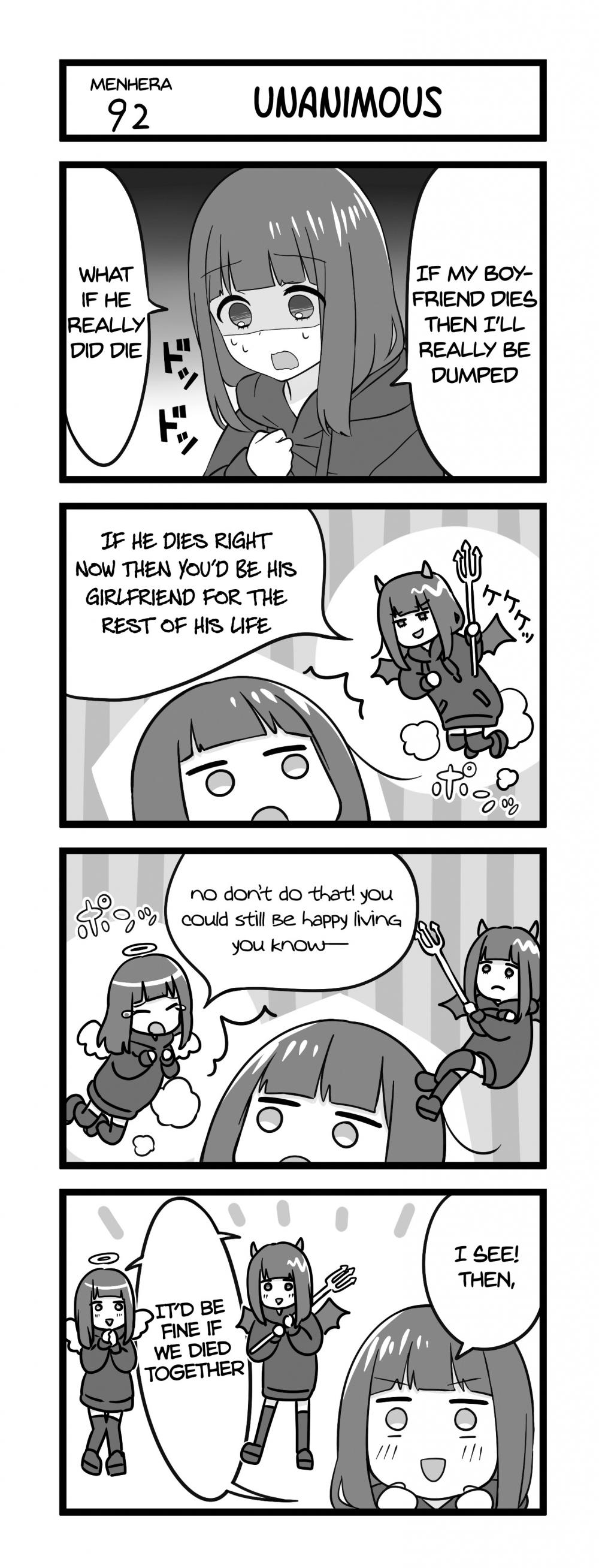 Menhera Shoujo Kurumi-chan Chapter 92 page 1 - Chapter 92: Unanimous