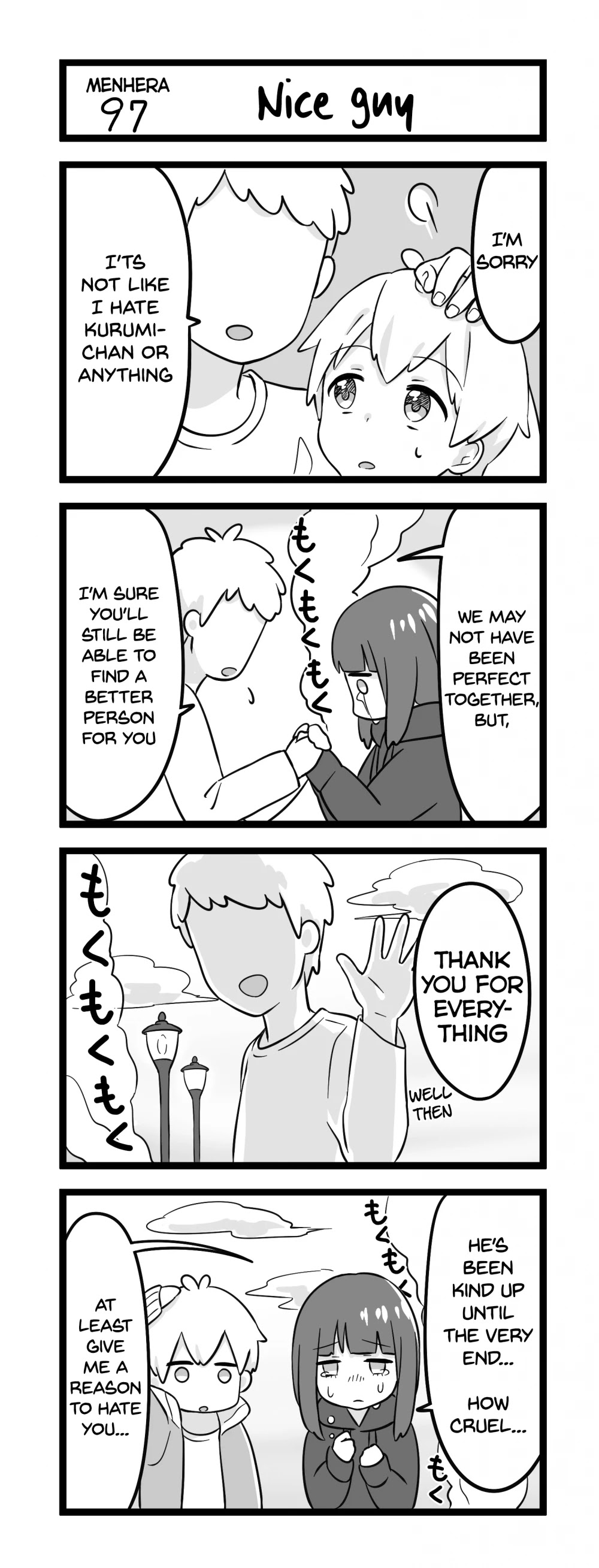 Menhera Shoujo Kurumi-chan Chapter 97 page 1 - Chapter 97: Nice guy