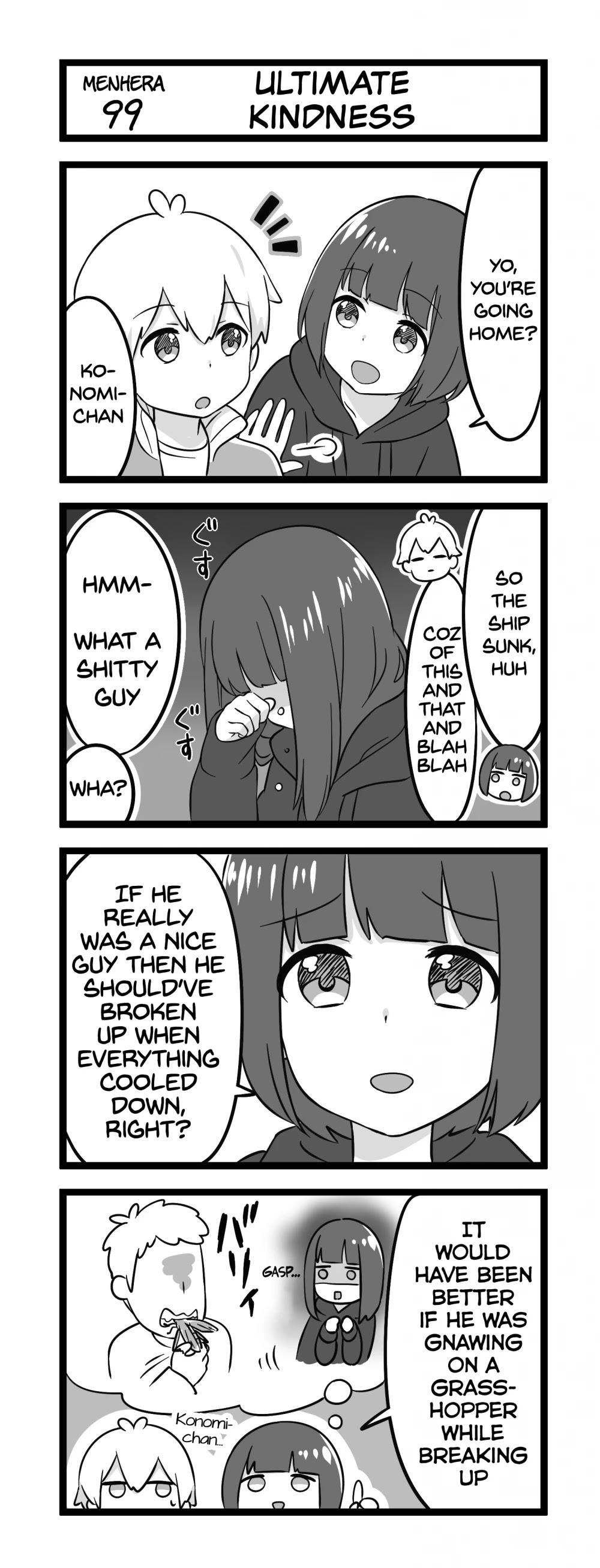 Menhera Shoujo Kurumi-chan Chapter 99 page 1 - Chapter 99: Ultimate kindness