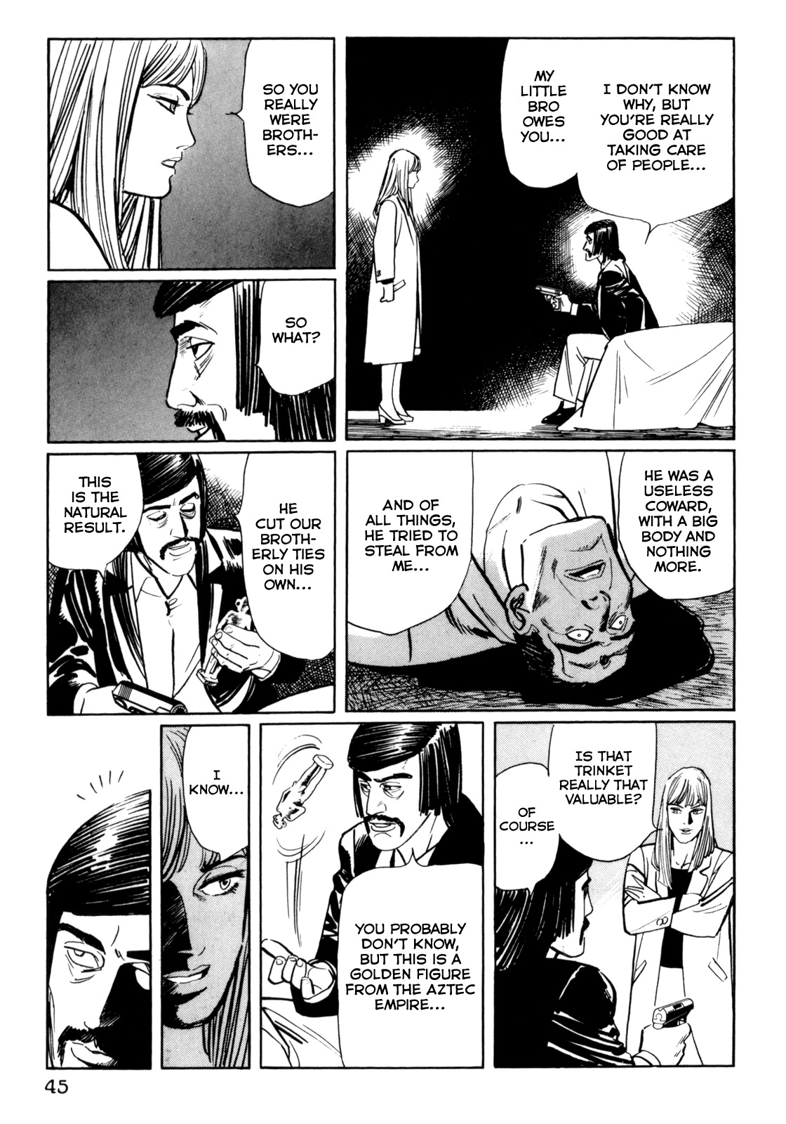 Mephisto Chapter 23 page 13 - Chapter 23: VI: The Strange Chronicles of Alma 2: The Golden Figures of the Aztecs