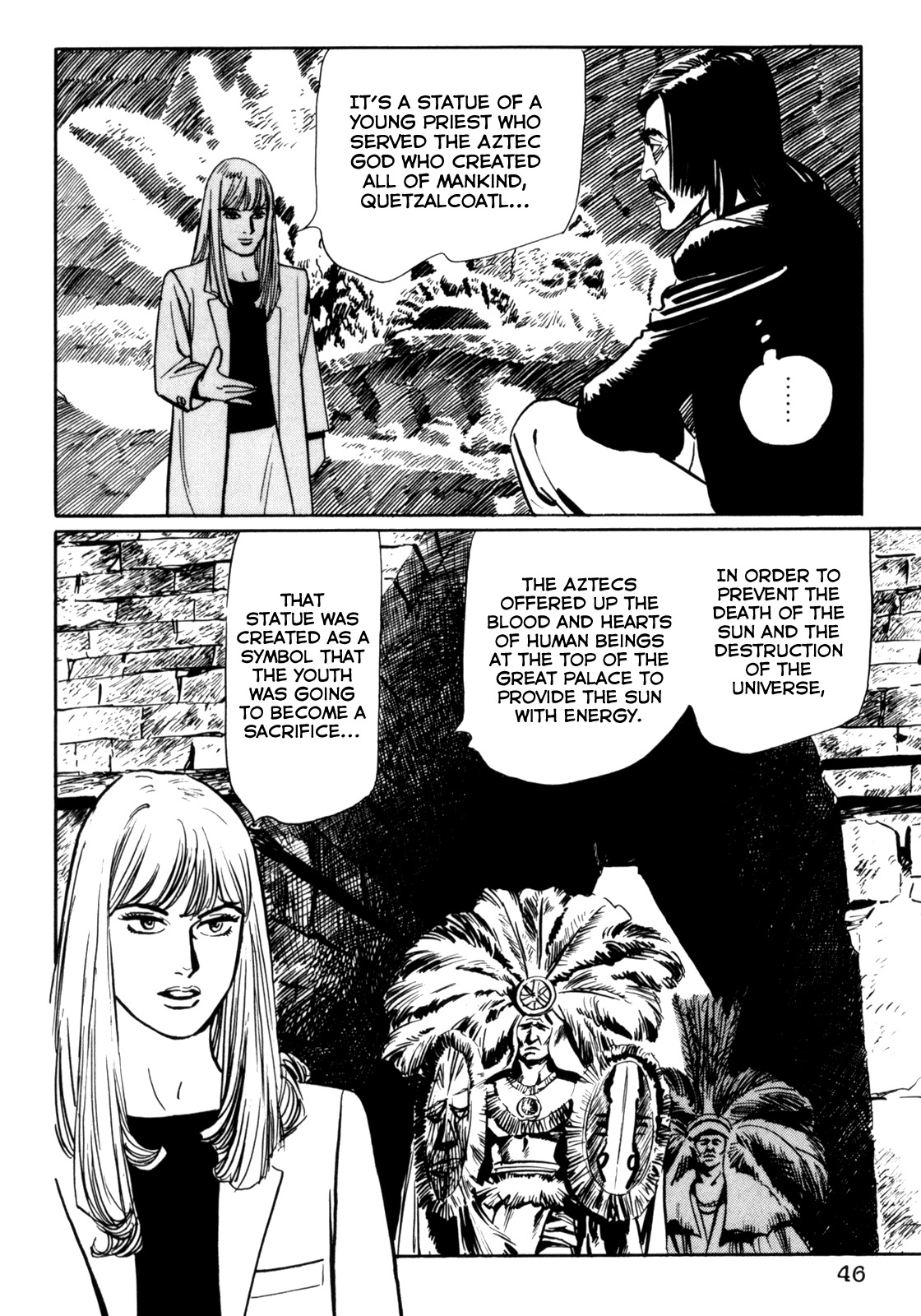 Mephisto Chapter 23 page 14 - Chapter 23: VI: The Strange Chronicles of Alma 2: The Golden Figures of the Aztecs