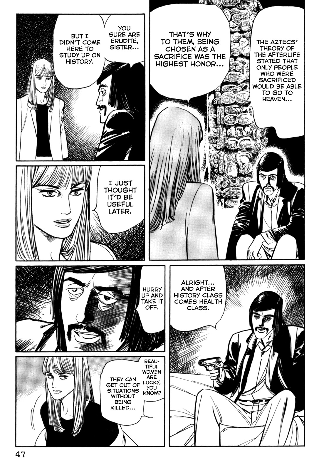 Mephisto Chapter 23 page 15 - Chapter 23: VI: The Strange Chronicles of Alma 2: The Golden Figures of the Aztecs