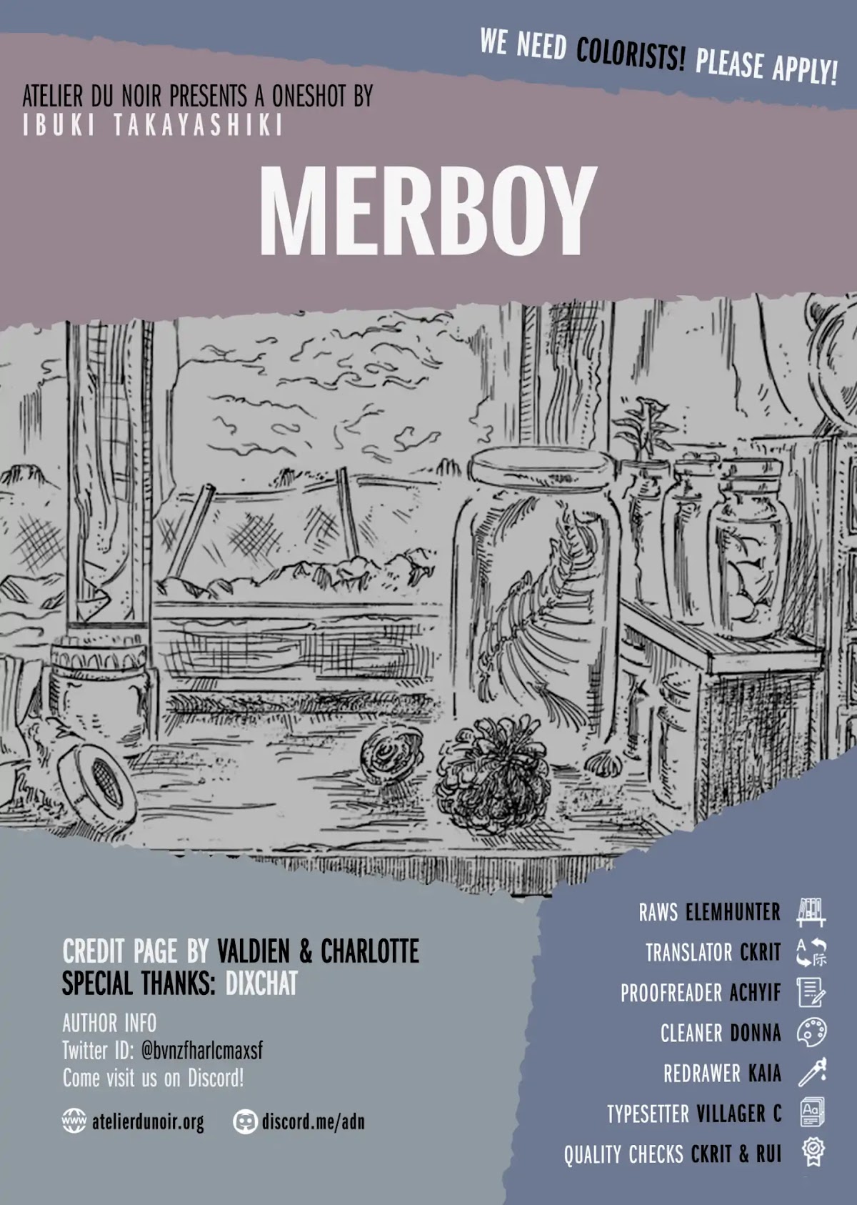 Merboy Chapter 0 page 1 - Chapter 0: Oneshot