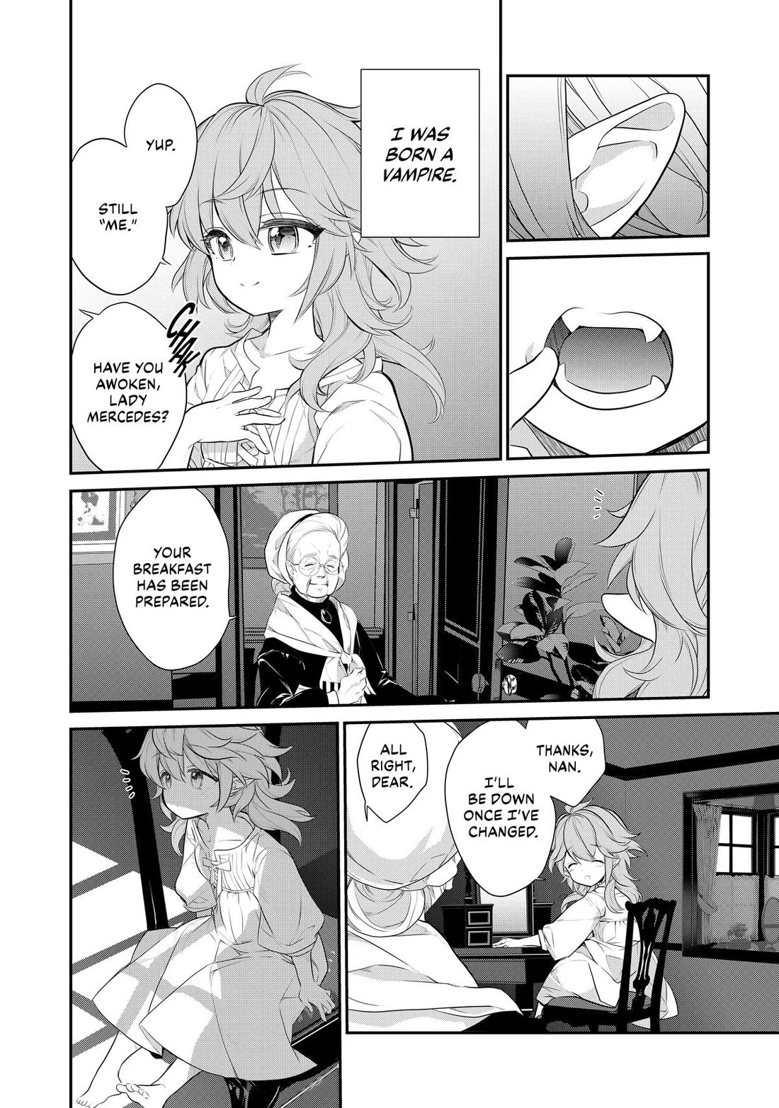 Mercedes and the Waning Moon: The Dungeoneering Feats of a Discarded Vampire Aristocrat Chapter 1 page 7 - Chapter 1