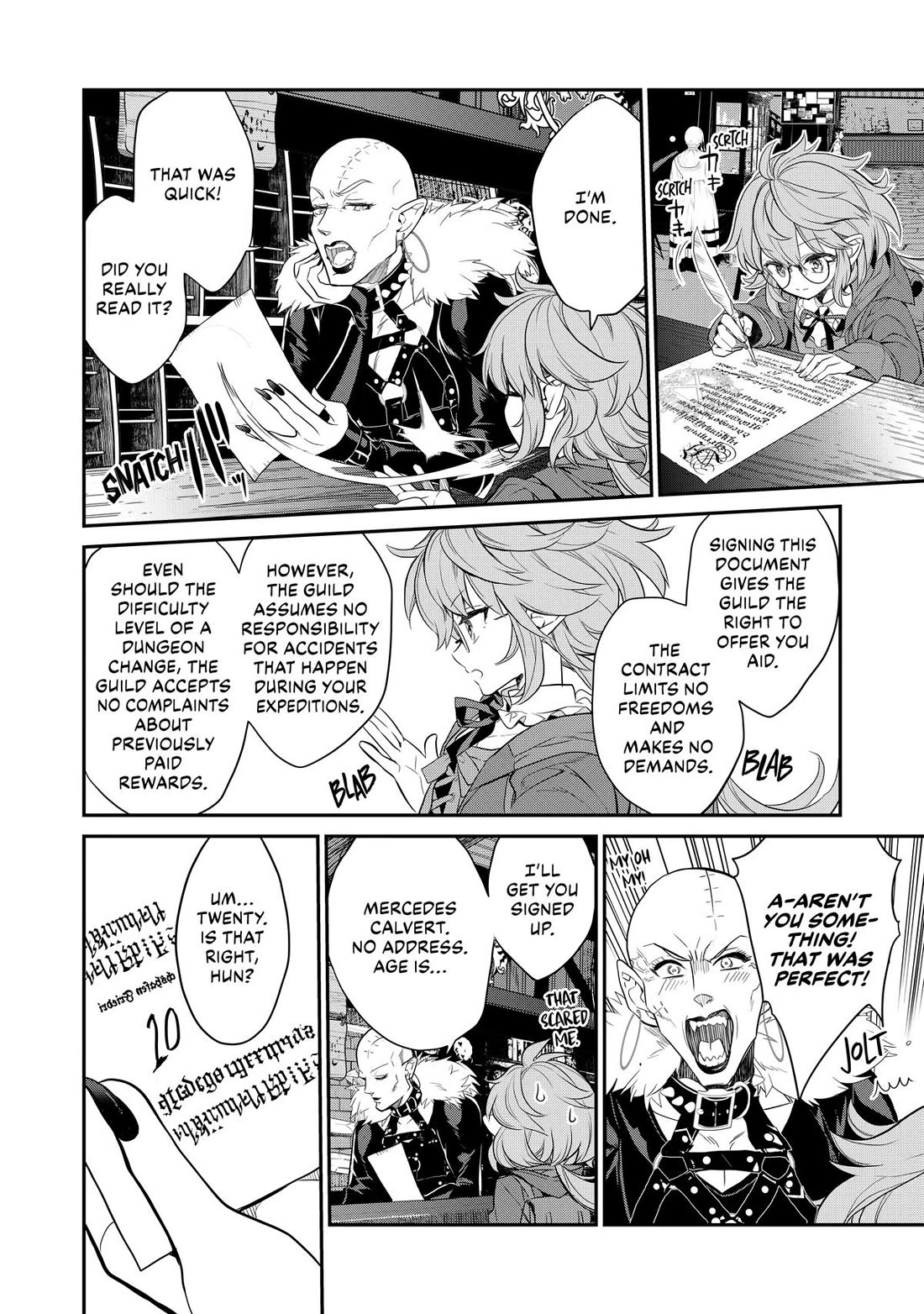 Mercedes and the Waning Moon: The Dungeoneering Feats of a Discarded Vampire Aristocrat Chapter 3 page 24 - Chapter 3
