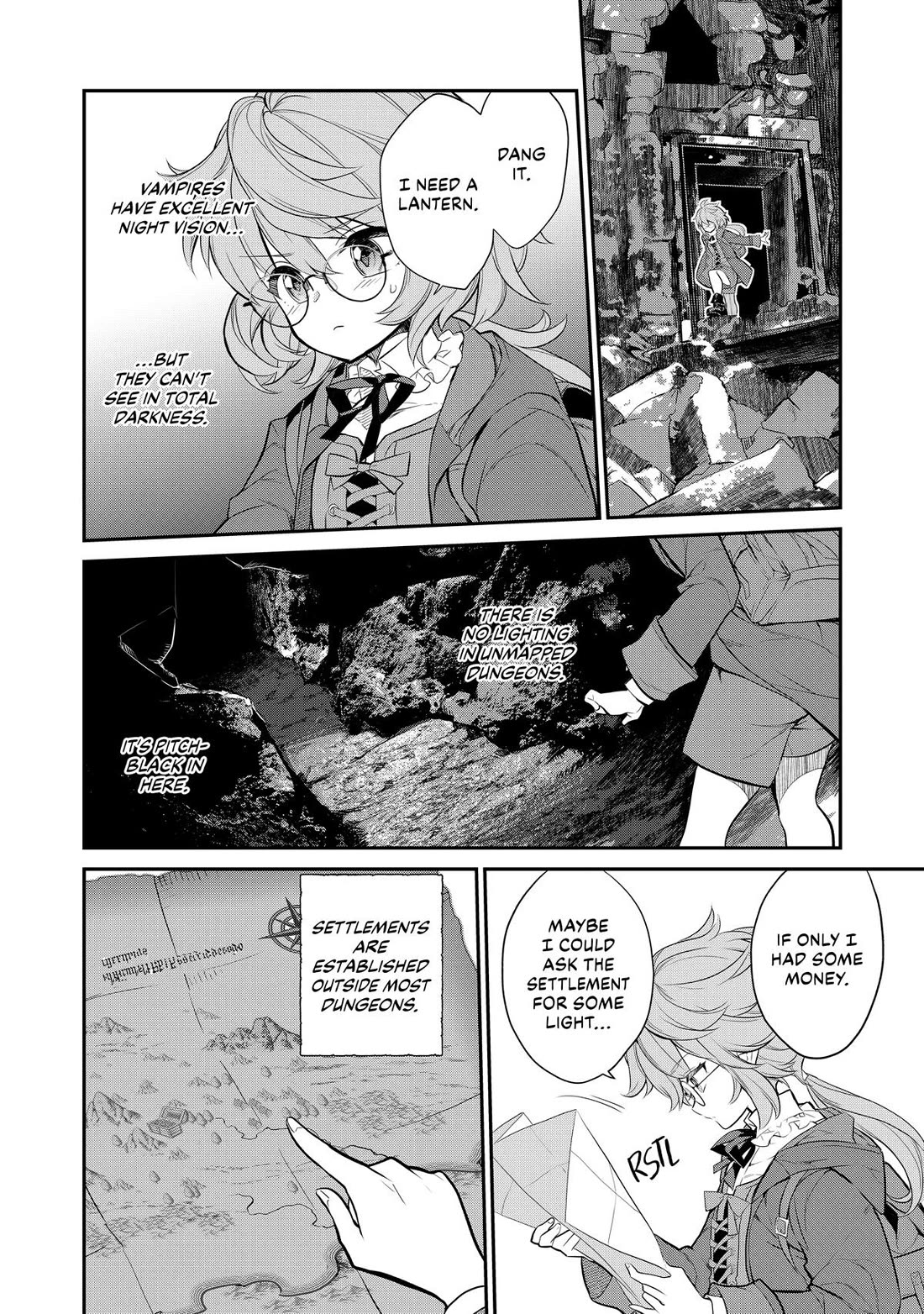 Mercedes and the Waning Moon: The Dungeoneering Feats of a Discarded Vampire Aristocrat Chapter 4 page 2 - Chapter 4