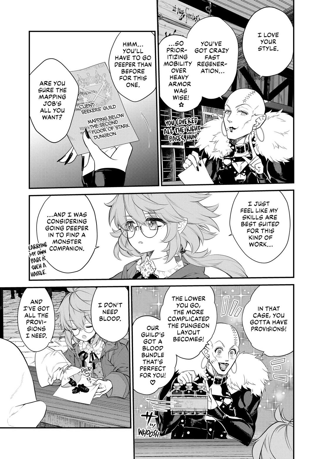 Mercedes and the Waning Moon: The Dungeoneering Feats of a Discarded Vampire Aristocrat Chapter 5 page 5 - Chapter 5