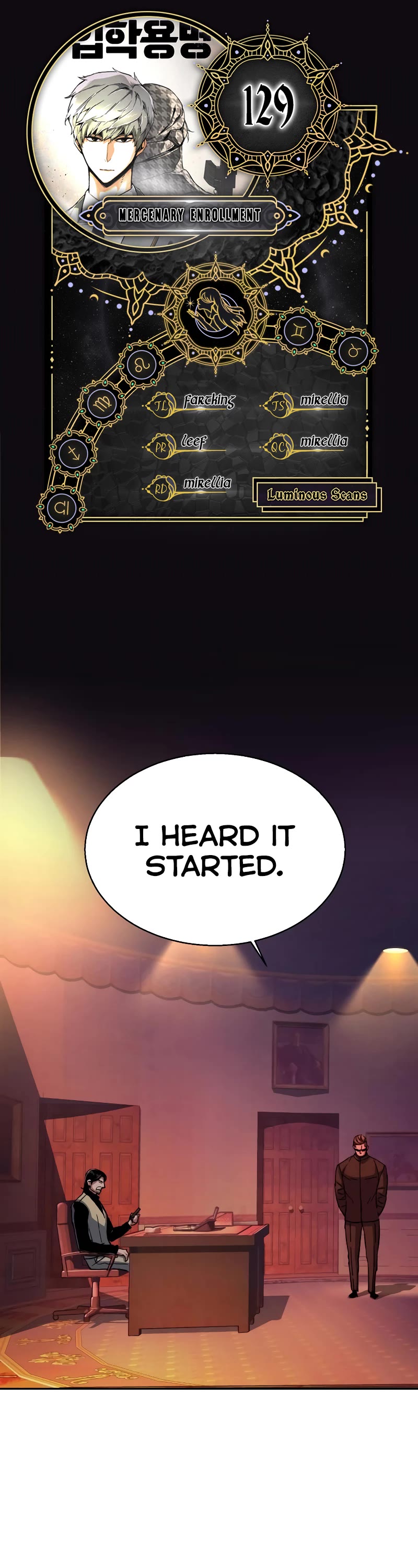 Mercenary Enrollment Chapter 129 page 1 - Chapter 129