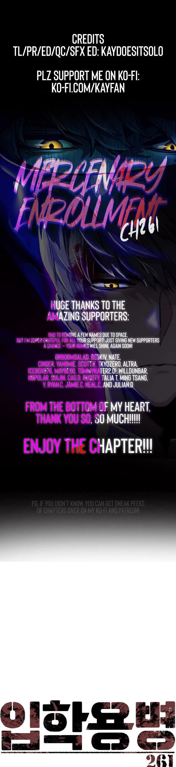 Mercenary Enrollment Chapter 261 page 1 - Chapter 261