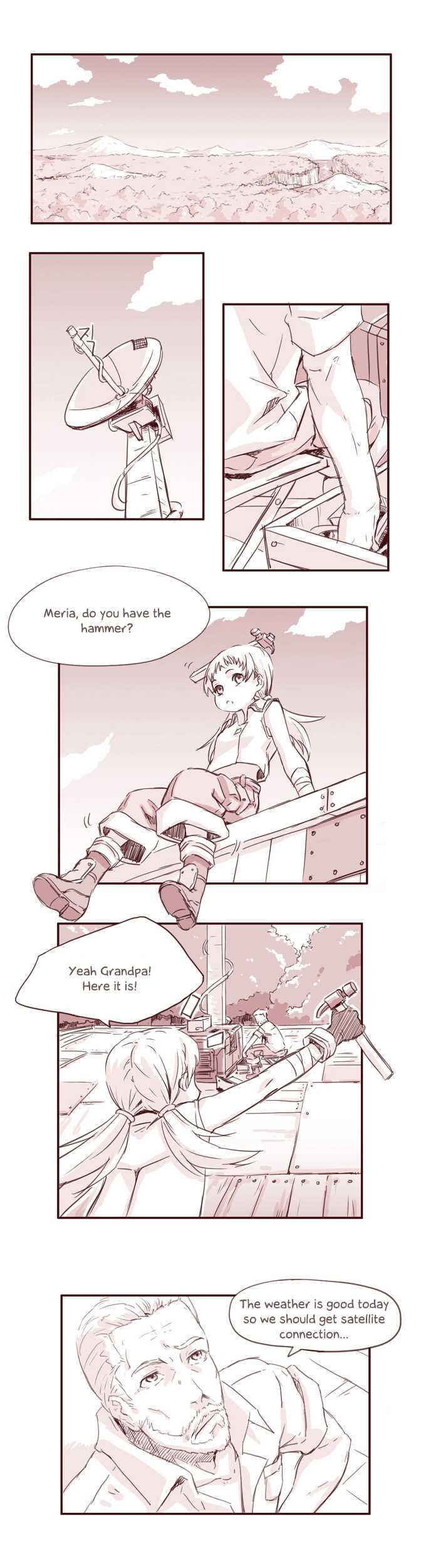Meria Chapter 0 page 2 - Chapter 0 : [Oneshot]