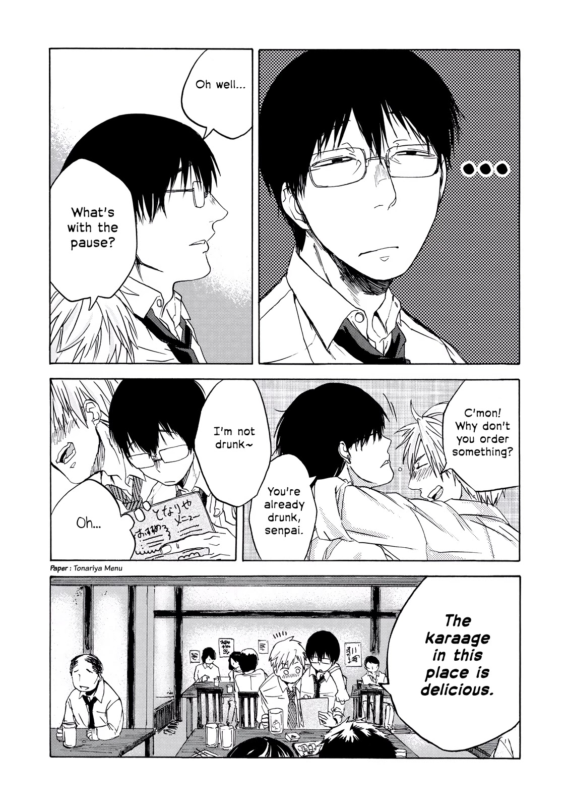 Meshinuma Chapter 10 page 3 - Chapter 10: Karaage with Senpai and Co