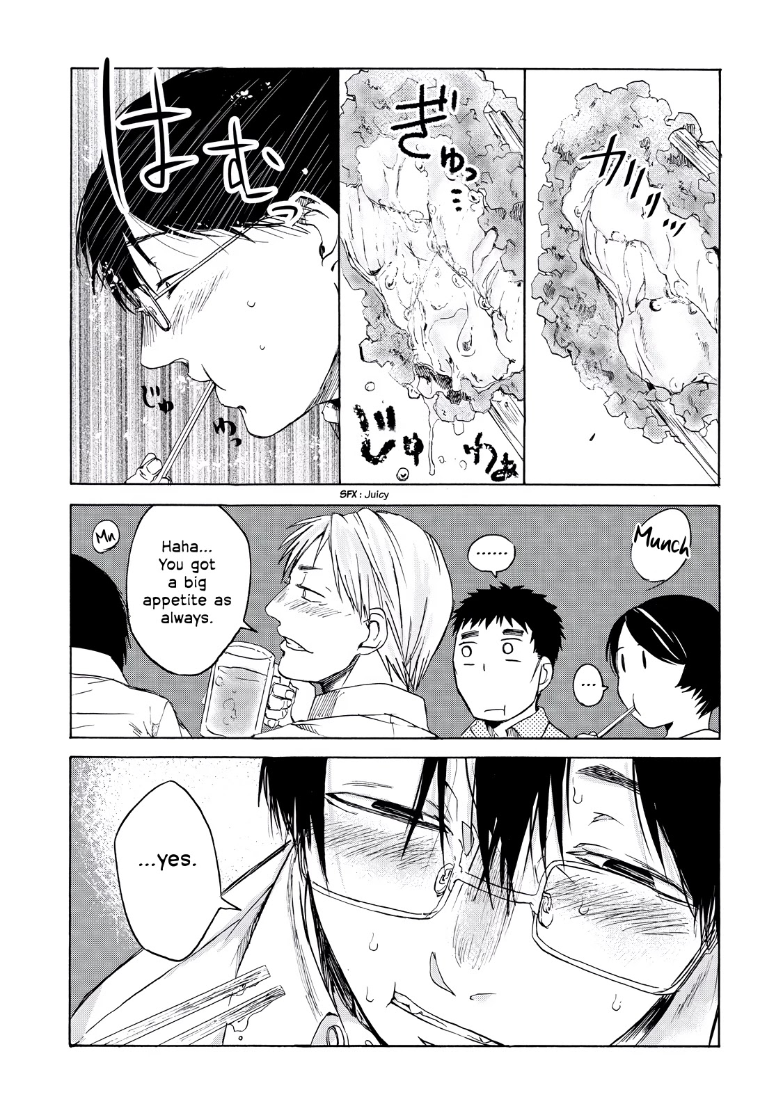 Meshinuma Chapter 10 page 7 - Chapter 10: Karaage with Senpai and Co