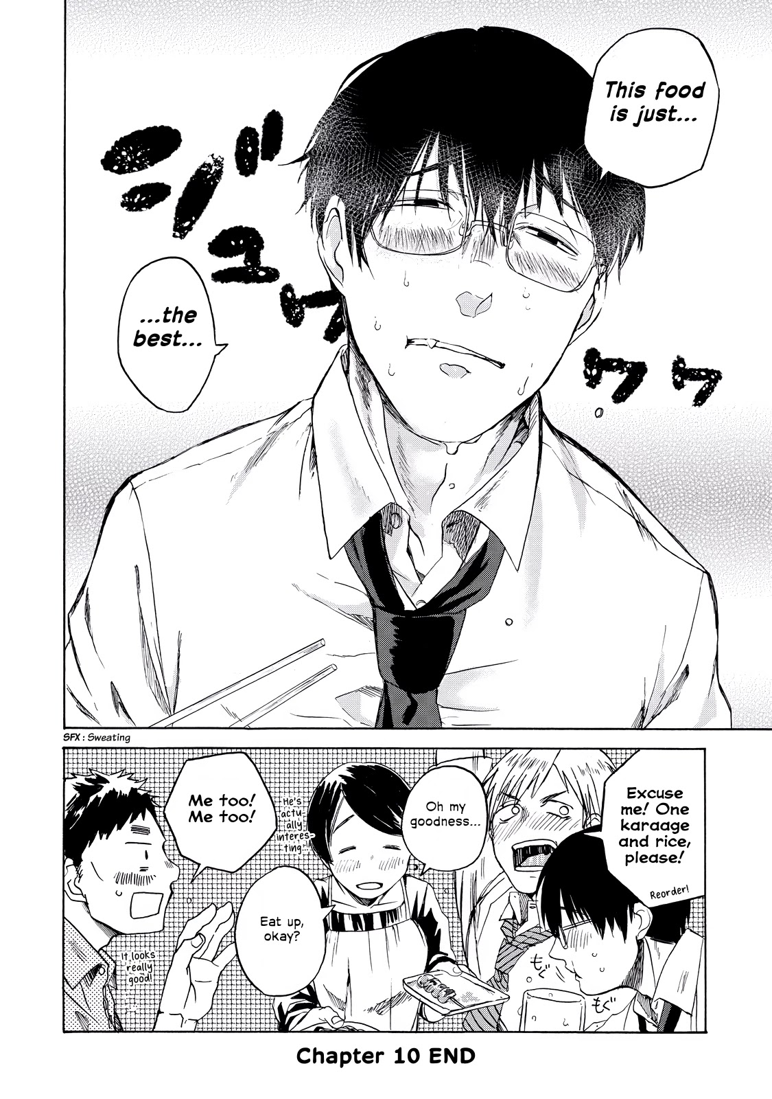 Meshinuma Chapter 10 page 8 - Chapter 10: Karaage with Senpai and Co