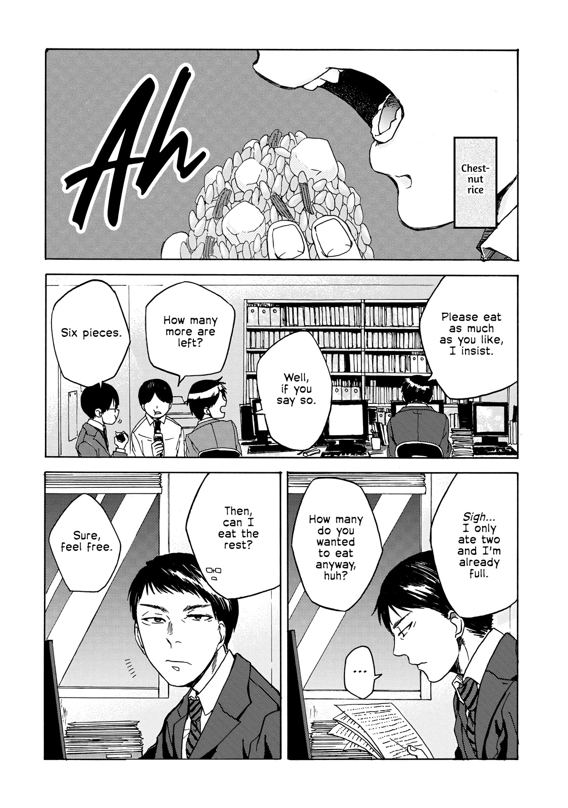 Meshinuma Chapter 17 page 6 - Chapter 17: These Onigiri are Tasty...