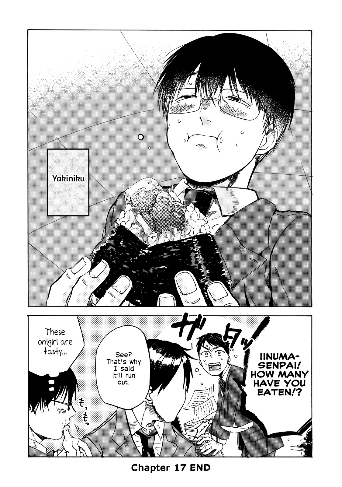 Meshinuma Chapter 17 page 8 - Chapter 17: These Onigiri are Tasty...