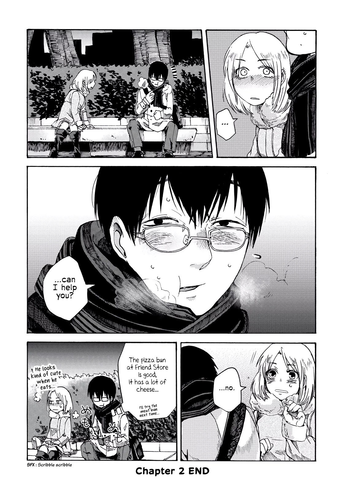 Meshinuma Chapter 2 page 8 - Chapter 2: Ah... I Want to Eat Pizza Bun