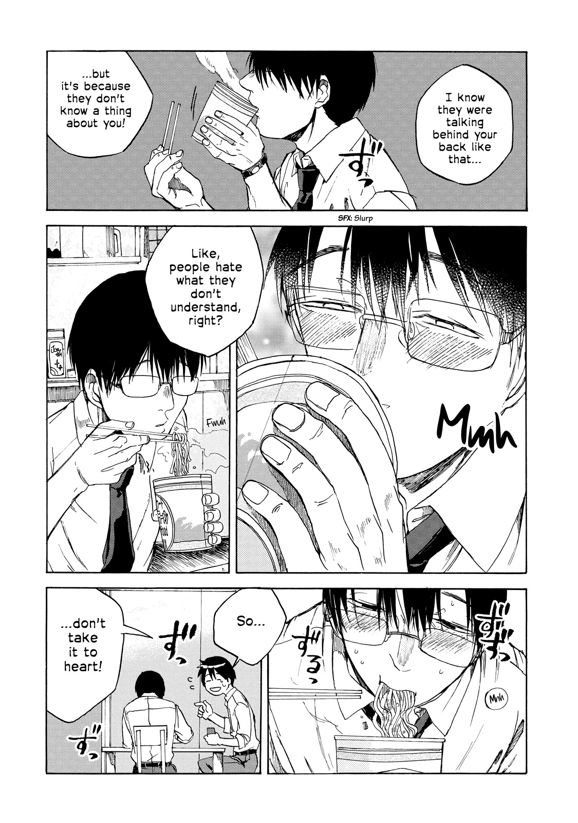 Meshinuma Chapter 21 page 6 - Chapter 21: ...Let's Eat Cup Ramen