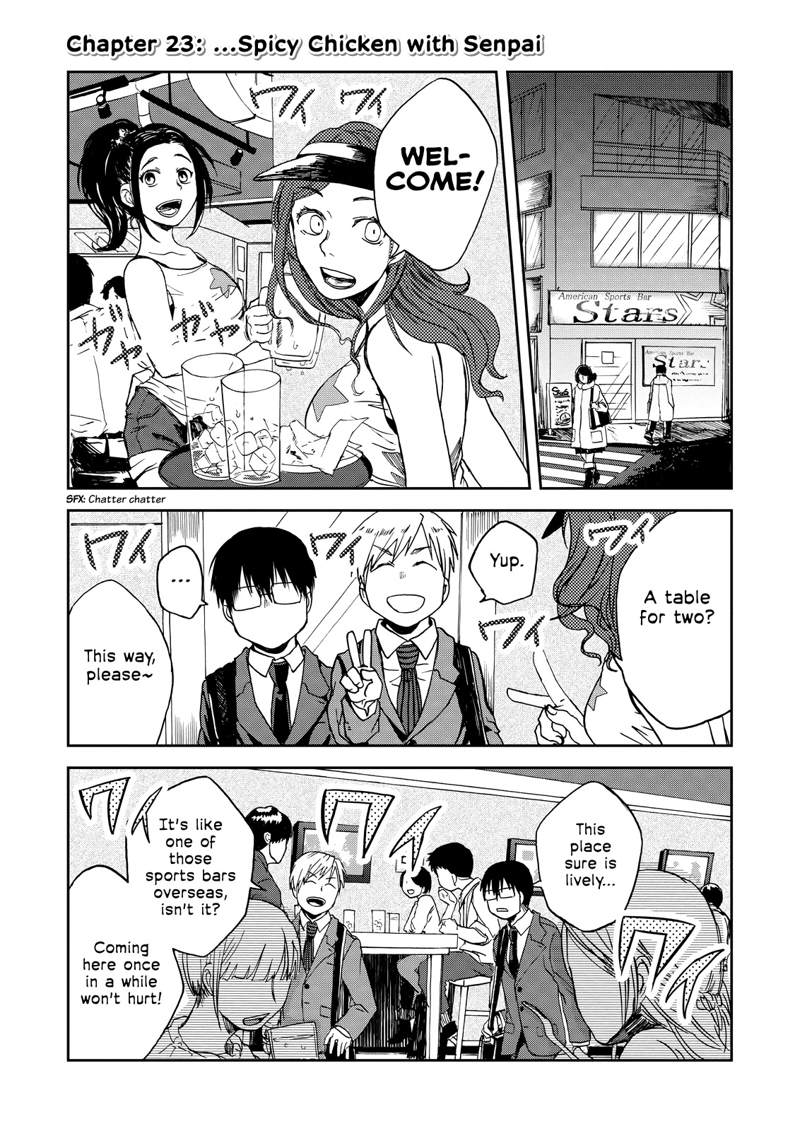 Meshinuma Chapter 23 page 1 - Chapter 23: ...Spicy Chicken with Senpai