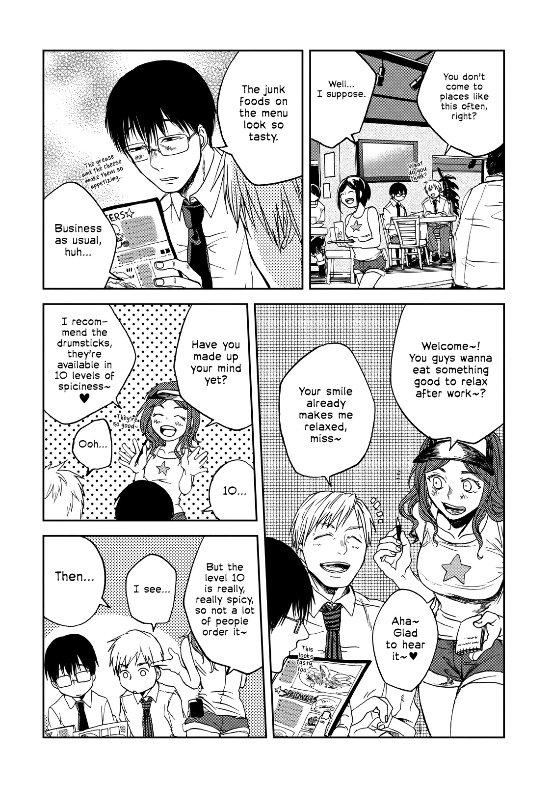 Meshinuma Chapter 23 page 2 - Chapter 23: ...Spicy Chicken with Senpai
