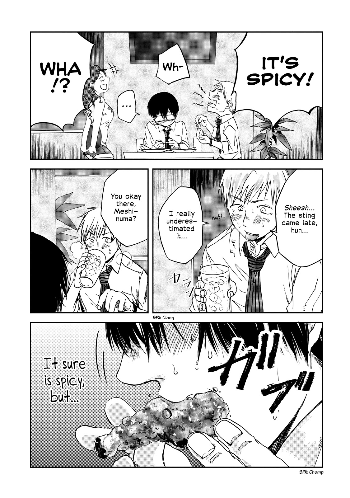 Meshinuma Chapter 23 page 7 - Chapter 23: ...Spicy Chicken with Senpai