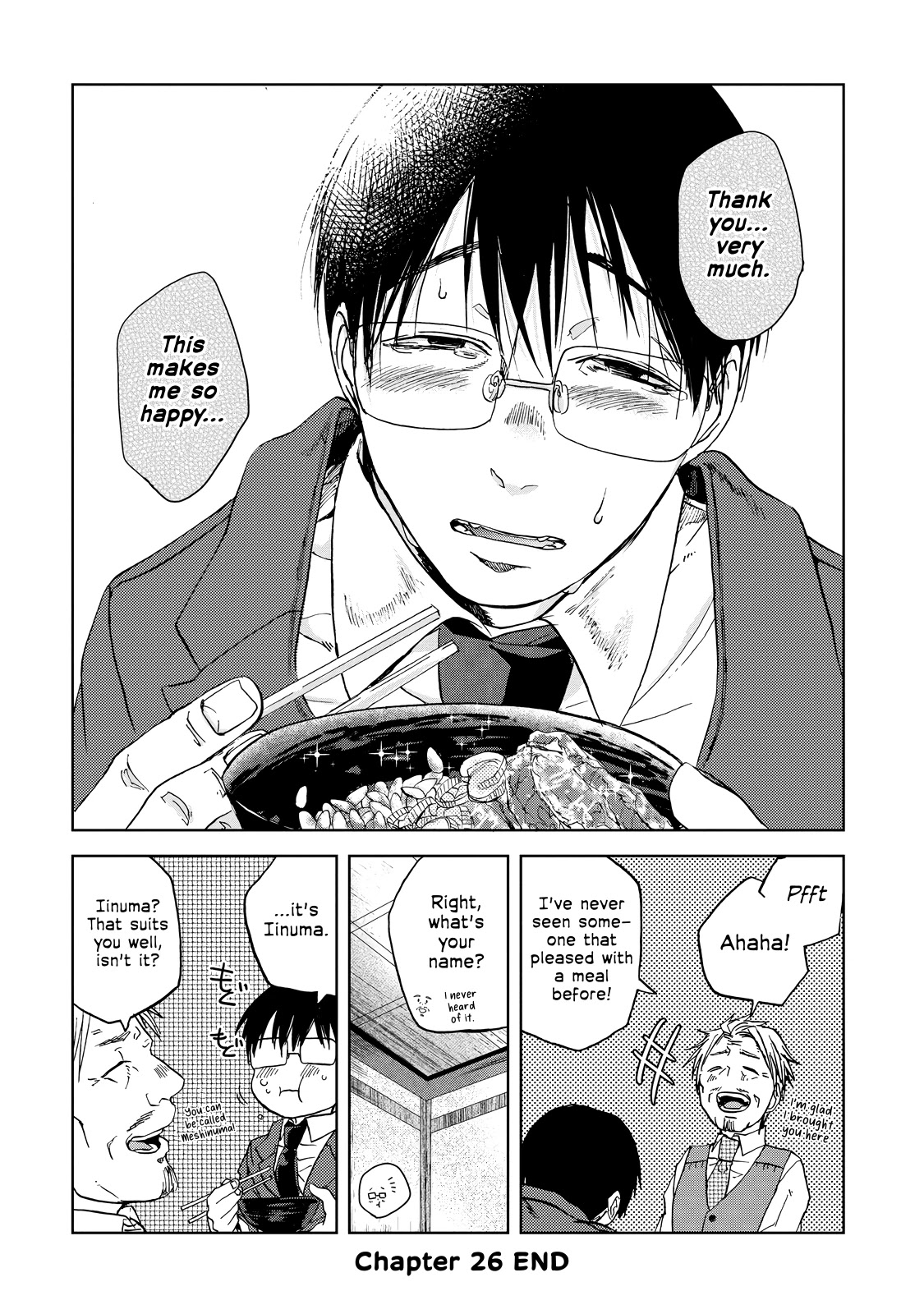 Meshinuma Chapter 26 page 8 - Chapter 26: Steak Bowl... Thank You for the Treat