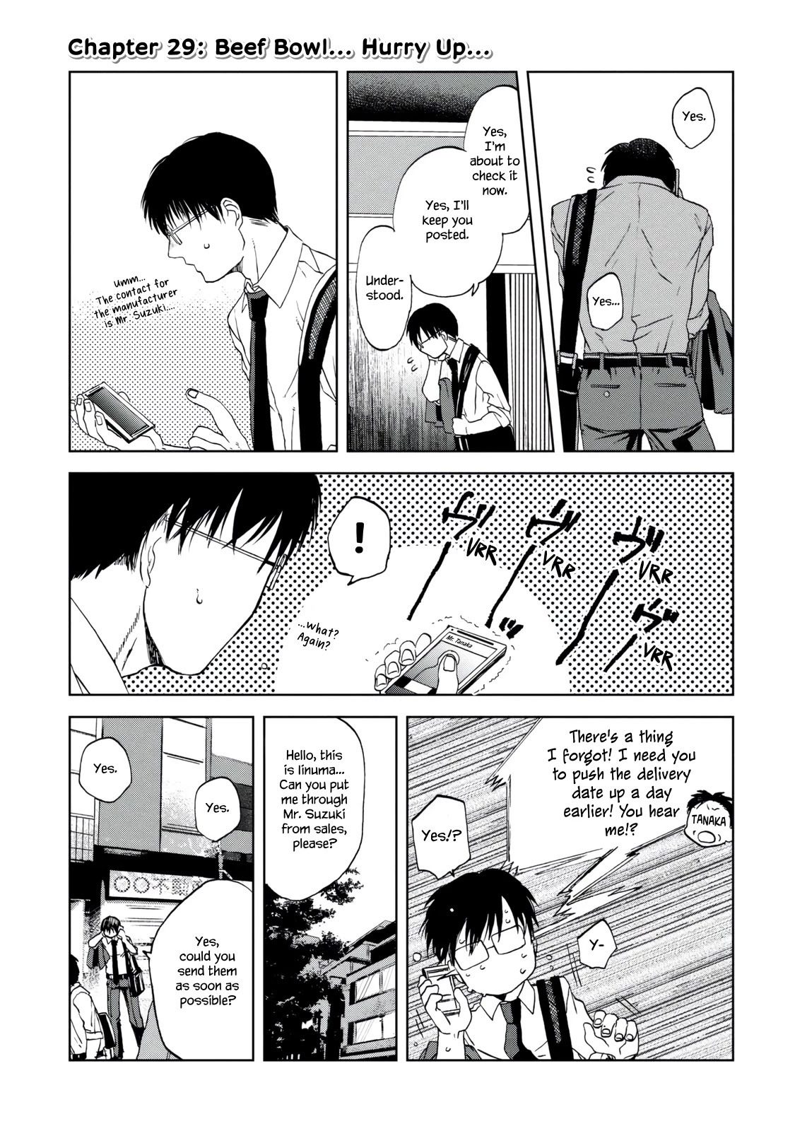 Meshinuma Chapter 29 page 1 - Chapter 29: Beef Bowl... Hurry Up...